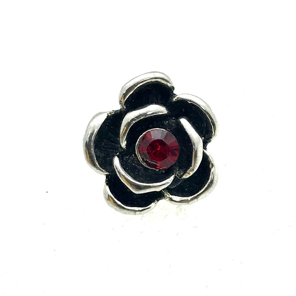 Red Crystal mini snap 12mm ASM